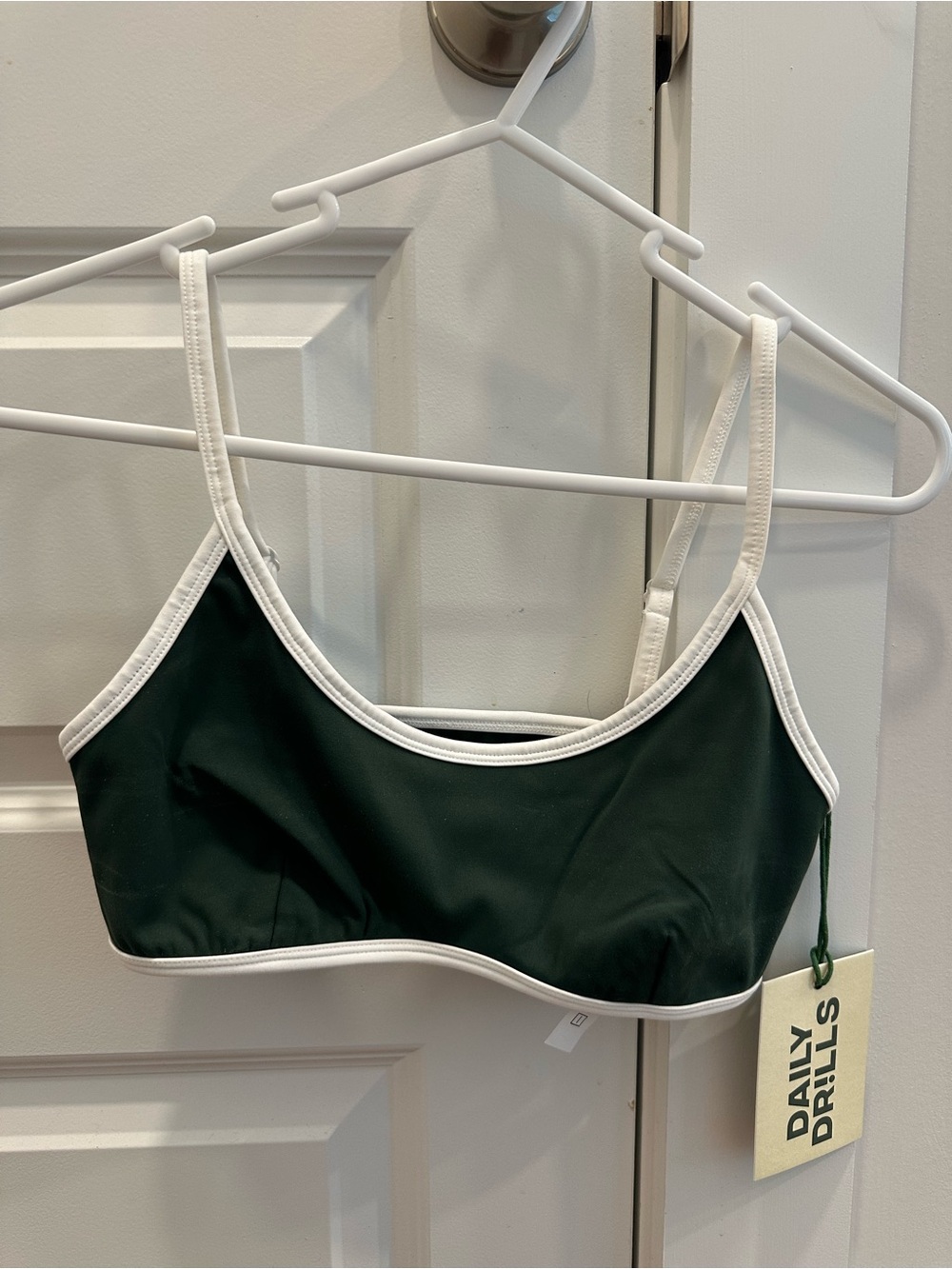 Daily Drills Forest Green Bra
